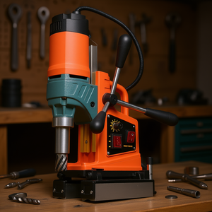 Taladro Magnético de 1400W, Perforación de 2 Pulgadas, 0-750 RPM, Reversible, Eléctrico, de Grado Profesional, en Hierro Fundido - Product Image 2