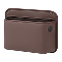 Poubelle de voiture grande capacité, sac de rangement multifonction suspendu, imperméable, anti-fuite, en PVC, pour sièges avant et arrière de voiture