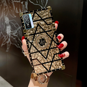 Funda trasera con soporte de anillo para Vivo Y76S, funda para móvil Vivo S15 Pro - Product Image 6