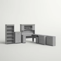 Meubles sur mesure pour toute la maison Meubles de table de bureau en bois pour ordinateur en forme de L Meubles au design moderne avec volet latéral Ta
