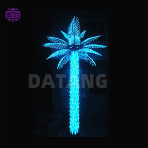 Lumière LED Scénique en Forme de Palmier, Feuilles de Palmier Lumineuses, Étanche IP65, Couleurs Personnalisables pour les Décorations du Nouvel An et de Noël - Product Image 3