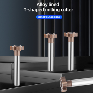 Tungsten Steel Carbide T Cutter Milling Cutter CNC Machining Center CNC <strong>End</strong> <strong>Mill</strong> Steel Aluminum <strong>Cutting</strong> Customizable OEM - Product Image 2