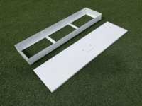 Équipement d'athlétisme standard international, base en acier pour planche de départ de saut en longueur pour compétition et entraînement
