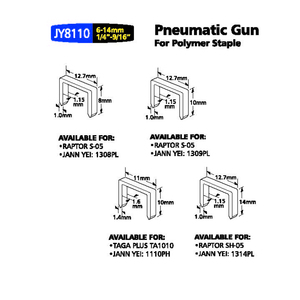 Workpro — agrafeuse pneumatique <span class=keywords><strong>4</strong></span> en 1, 6-<span class=keywords><strong>14mm</strong></span>, pinces en polymère isolé pour la forêt, isolation, le téléphone, emballage de maison