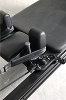 Máquina de Pilates Reformer de Aluminio con Barra de Pie Móvil, Juego Completo de Accesorios, Cama de Entrenamiento de Core para Pilates en Casa o Estudio, Equipo de Pilates