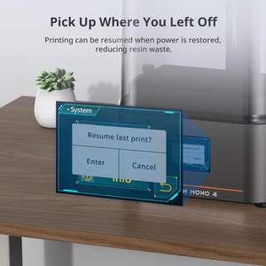 <span class=keywords><strong>ANYCUBIC</strong></span>-<span class=keywords><strong>Imprimante</strong></span> <span class=keywords><strong>3D</strong></span> en <span class=keywords><strong>résine</strong></span> <span class=keywords><strong>Photon</strong></span> Mono 4 avec écran LCD Mono 7 ''10K Volume d'impression rapide 6.04'' x 3.42 ''x 6.49'' - Product Image 6