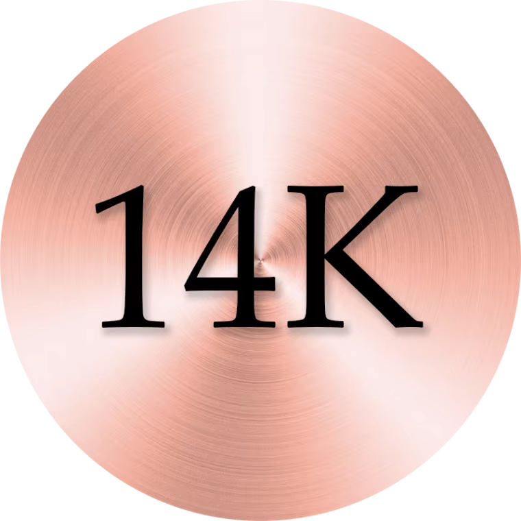 14K Rose Gold