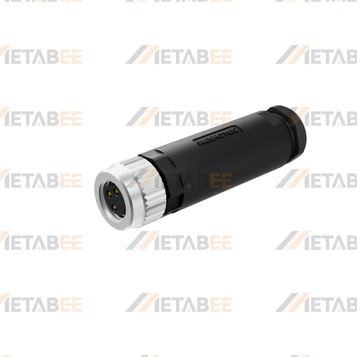 Connecteur femelle en plastique pour câblage sur site, verrouillage par vis