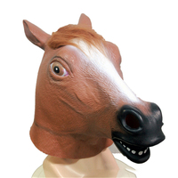 Masque en latex réaliste pour adulte, motif animal réaliste,motif oiseau,                        motif animal