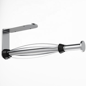 <strong>Kitchen</strong> <strong>Roll</strong> <strong>Holder</strong> Single Hand Operable Perfect Tear Under Cabinet <strong>Wall</strong> <strong>Mount</strong> Damper Paper Towel <strong>Holder</strong> - Product Image 5