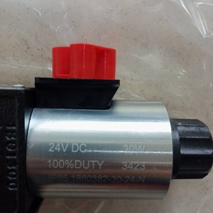 Vanne solénoïde Parker 24V DC 30W 100% de temps de fonctionnement, vanne hydraulique industrielle - Product Image 1
