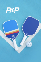 Raqueta de Pickleball de Fibra de Vidrio, Empuñadura Antideslizante Premium, 16 mm de Grosor, Diseño Ligero para Niños, Entrenamiento y Entretenimiento