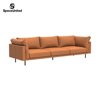 Canapé de bureau multifonctionnel en tissu de qualité supérieure, style nordique, pour la réception, meubles de Foshan, SpaceUnited