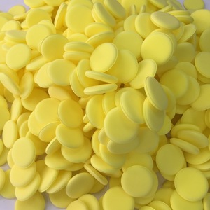 Éponge de polissage de voiture jaune ronde petite pour le detailing automobile - Product Image 4