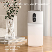Nouvel humidificateur ultrasonique portable USB pour voiture, 300 ml, avec veilleuse, fonctionnement silencieux et contrôle tactile, idéal pour la maison