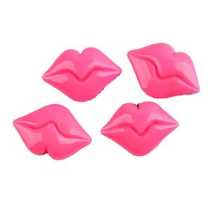 Yiwu Wintop Offre Spéciale Sexy Rose baiser forme résine Flatback Cabochons pour étui de téléphone portable bricolage décoration - Product Image 1