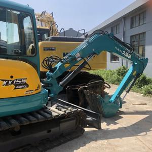 รถขุดมือสองญี่ปุ่นแท้ KUBOTA KX155-3 น้ำหนัก 5.5 ตัน รถขุดไฮดรอลิกแบบตีนตะขาบ KX165 KX163 สภาพดี - Product Image 2
