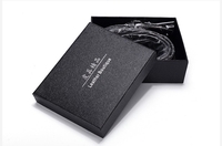Boîte cadeau en carton rigide personnalisée à prix abordable avec finition gaufrée pour ceintures en cuir - Emballage recyclable avec logo personnalisé