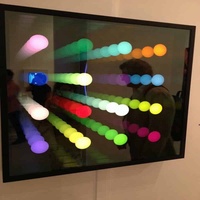 Enseigne murale LED personnalisée avec logo, effet miroir infini, double couleur, bordure néon, pour bar, club, boutique, publicité automobile, décoration de marque