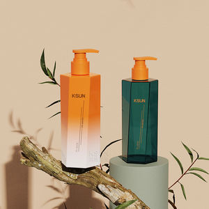 عبوة بخاخ بلاستيكية شفافة PET سعة 400 مل و500 مل مع مضخة لغسول الجسم - Product Image 3