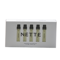 Custom Logo Luxury Perfume Glass Sample Gift Perfume Discovery Set Box Glass Test Tube Packaging for Five-pack Sample Set