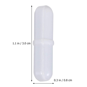 แท่งกวนแม่เหล็ก PTFE แบบวงแหวนทรงกระบอก รุ่น Type a B C พร้อมห่วงกวน PTFE สีขาว - Product Image 5