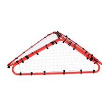 Rebondisseur de football pliable à 3 côtés en acier 131x30cm pour l'entraînement professionnel et les entraînements toutes saisons, but de football