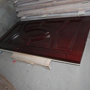 Porte Esterne Moderne Preinstallate in Legno Massello di Mogano con <span class=keywords><strong>Due</strong></span> Pannelli Laterali, Porte Frontali Doppie - Product Image 6