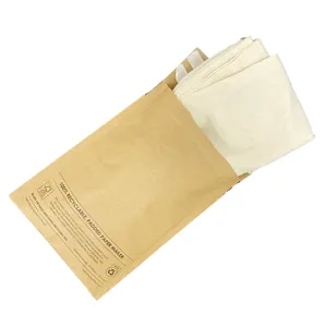 Sac enveloppe en papier nid d'abeille sac d'emballage en carton FSC personnalisé sac de transport de courrier en papier kraft tamponné