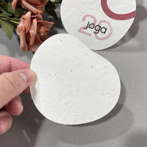 Çevre dostu Plantable biyobozunur kalıp kesim şekiller kağıt kartları toptan el yapımı tohumlar kağıt kartları özel Logo baskı - Product Image 4