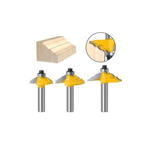8mm Vòng chân đôi Roman ogee <span class=keywords><strong>bit</strong></span> một đầu mang chế biến gỗ phay cắt cửa Bảng điều khiển nâng cao Router <span class=keywords><strong>bit</strong></span> - Product Image 1