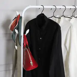Black Coat Rack Metal Luxury Jacket Umbrella Multifunctional Stable Hanging Coat Rack