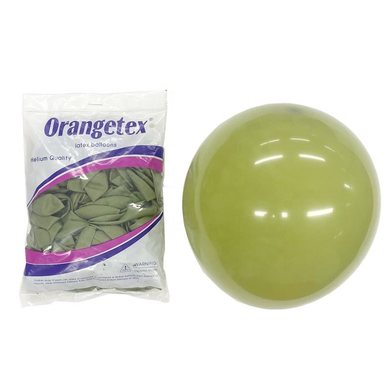 Orangetex Factory Wholesale 12 Inch 100pcs Package Helium Latex Balloons for Party Decoration Globos