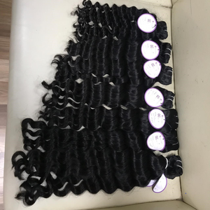 Paquete de cabello virgen vietnamita, muestra gratis, cabello 100 humano Remy, rizado, cutícula, fumi - Product Image 2