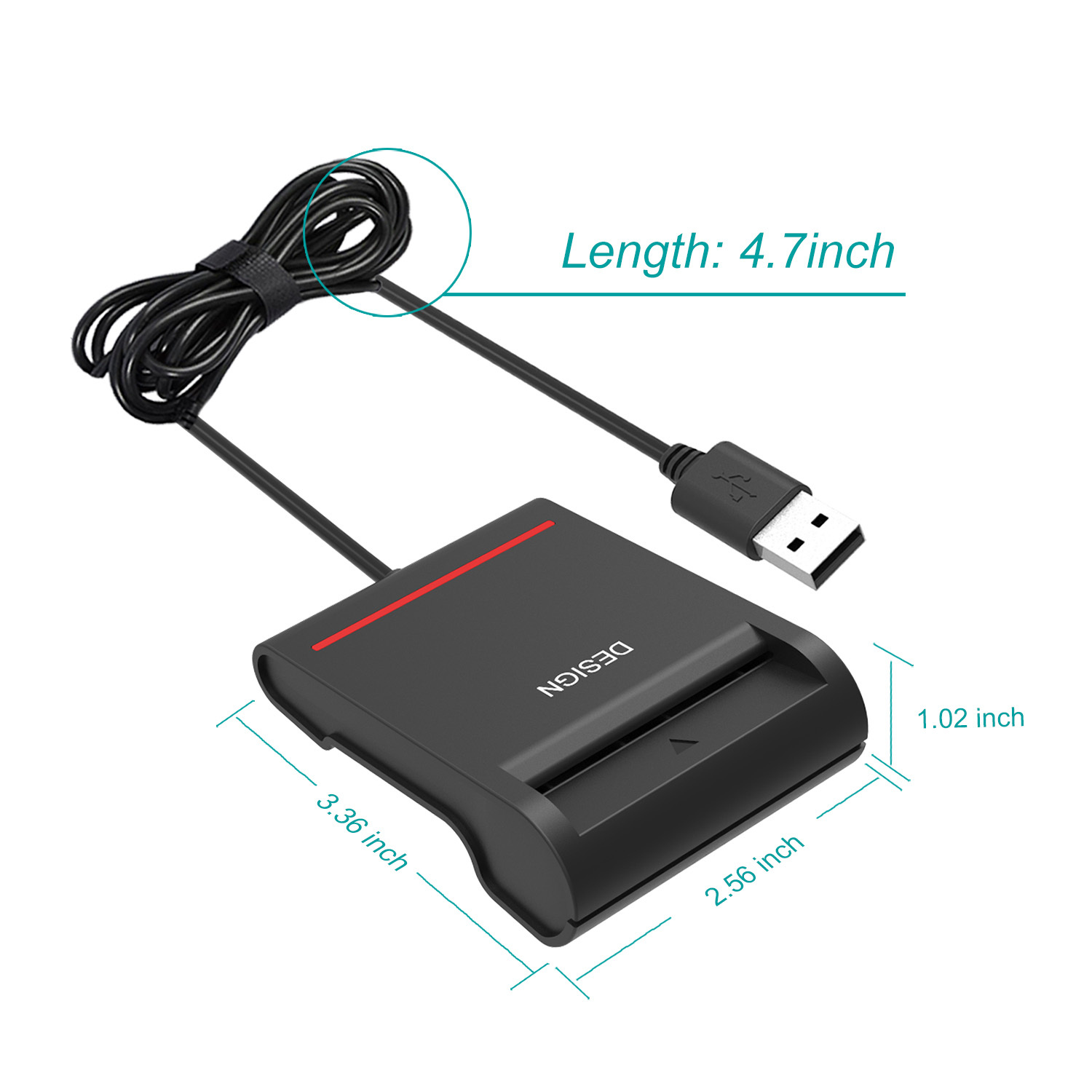 Новый продукт smart usb магнитный чип считыватель кредитных карт