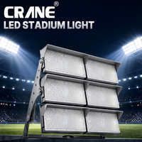 Projecteurs LED de stade super lumineux 1000W à intensité variable, 160-180LM/W, extérieur, 90-305V, pour terrains de sport