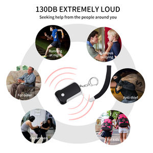 <span class=keywords><strong>Alarma</strong></span> de Seguridad Personal de 130dB con Luz LED |   Llavero Herramienta de Defensa y Emergencia |   Incluye Pilas LR44 - Product Image 6