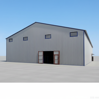 Entrepôt logistique préfabriqué en structure métallique, atelier, bâtiment industriel, bâtiment commercial, entrepôt en structure métallique