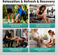 Bottes de thérapie par compression d'air, masseur pour les jambes, pressothérapie, drainage lymphatique, appareil de massage