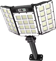 Lampadaire solaire LED à détecteur de mouvement IP65, nouveau design populaire, avec un design compact pour les routes et les allées de jardin