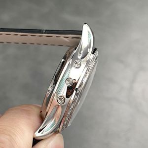 Montre de luxe de qualité 5A, calendrier annuel, mouvement automatique, boîtier en acier inoxydable, cadran gris, montre pour négociations formelles - Product Image 3