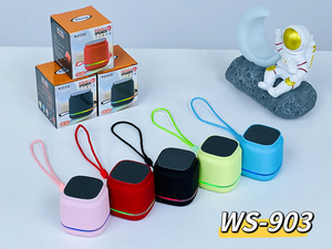 Top bán WS-903 mini không dây bluetooth loa ngoài trời di động RGB loa với ánh sáng LED - Product Image 3
