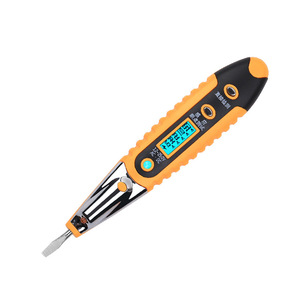 Testeur électrique à induction numérique LED, détecteur de <span class=keywords><strong>circuit</strong></span> domestique, test de fil neutre et de phase, détection de point de rupture - Product Image 1