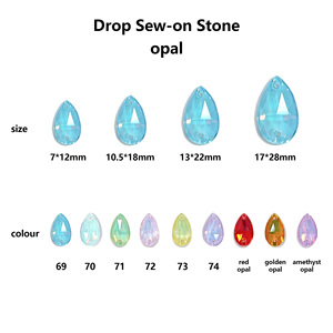Estrás Súper Brillante Bling para Bolsos, Ropa y Zapatos para Creación de Joyería y Cristales Decorativos Espejo de Coser - Product Image 3