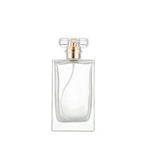 Fang Xiang - Botella de Perfume de Vidrio Transparente de Lujo de 100 ml, Superficie Mate, Botella de Agua Separada de 10 ml con Pulverizador - Product Image 4