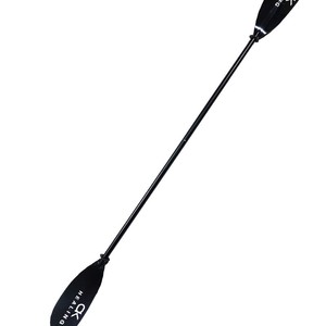 Pagaie de kayak pliable en deux sections Healing, 2,1 m, en alliage d'aluminium léger, noire, pour usage récréatif - Product Image 2