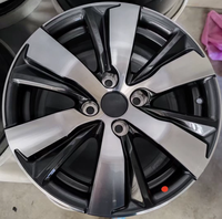 Rines de Aleación de Repuesto, Nuevo Estilo 16x6.5J 4X108, Ruedas para Auto con Acabado Plateado para Peugeot Citroën Elysee Sega