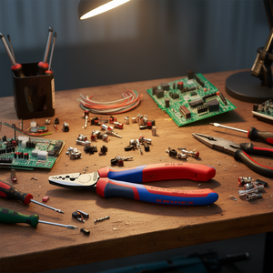 Knipex <b>Wire</b> Crimping Pliers 97 72 180 For AWG 23-5 With <b>Wire</b> Stripper Function - Product Image 3