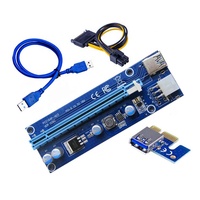 Clover — adaptateur PCI-E pour carte graphique PCI Express, 60CM, avec câble USB 3.0, 1X à 16X, PCIe riser 006