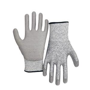 الصين pvc المغلفة الشتاء العمل قفازات سلامة مكافحة زلة pu قفازات عمل مطلية - Product Image 2